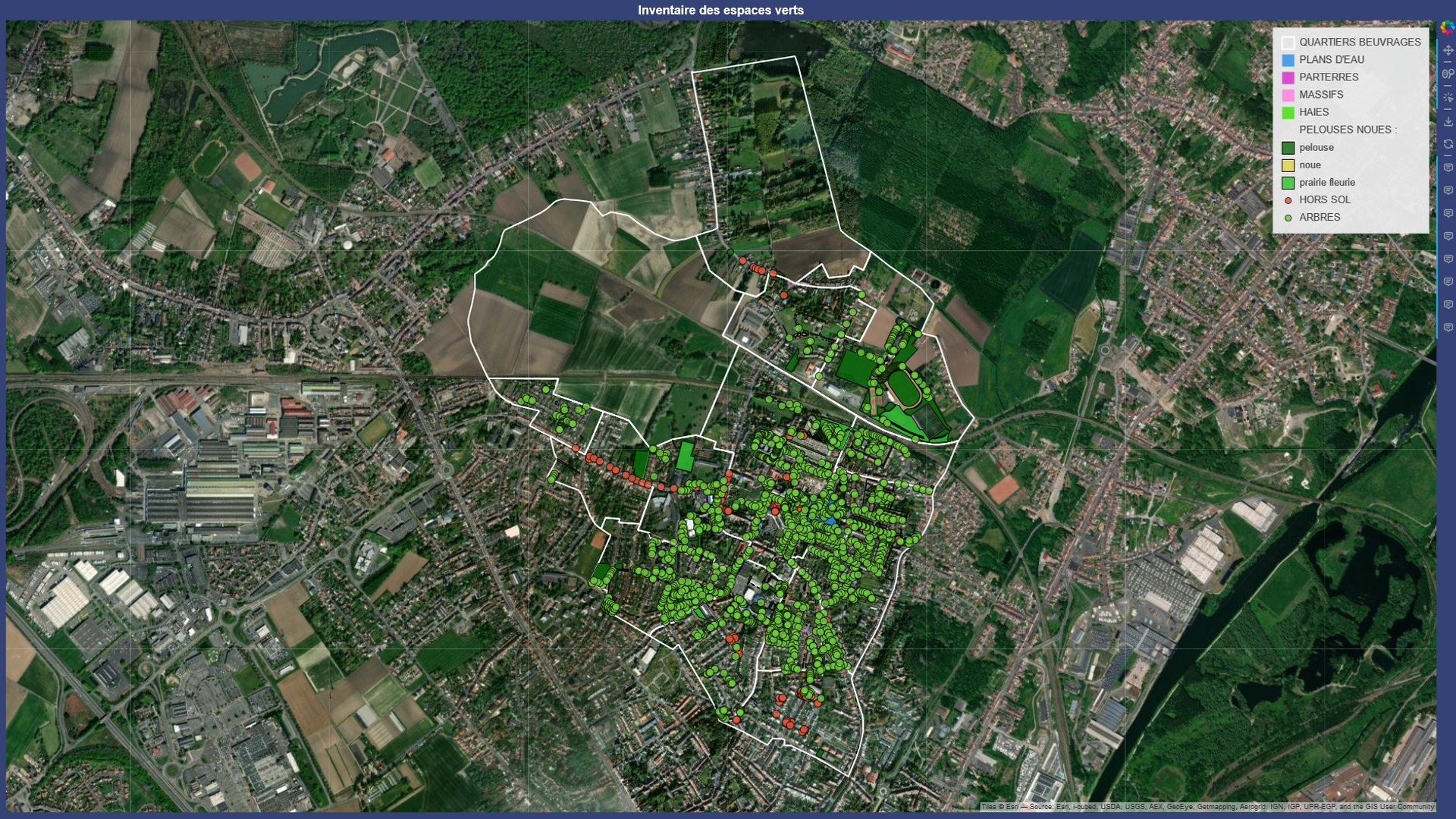 Cadastre Vert Beuvrages